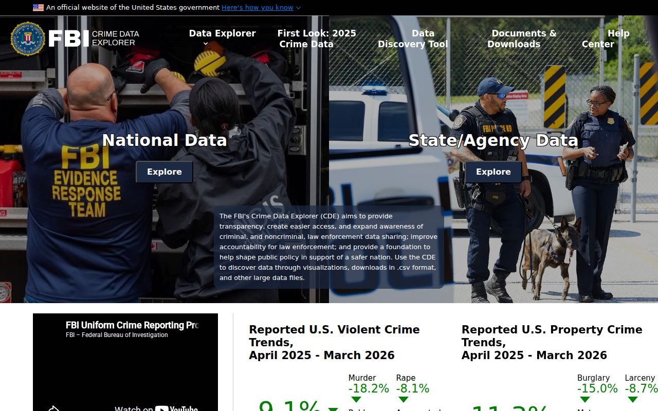Moundsville criminal history official crime data interface
