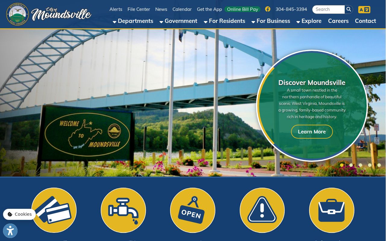 Moundsville criminal records city government gateway